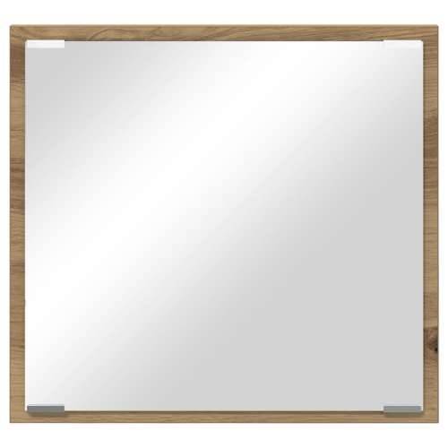 LED ogledalo za kupaonicu od masivne hrastovine 40x8.5x37 cm konstruirano drvo Cijena