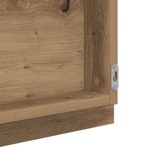 LED ogledalo za kupaonicu od masivne hrastovine 40x8.5x37 cm konstruirano drvo Cijena