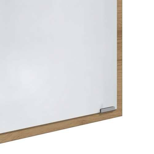 LED ogledalo za kupaonicu od masivne hrastovine 40x8.5x37 cm konstruirano drvo Cijena