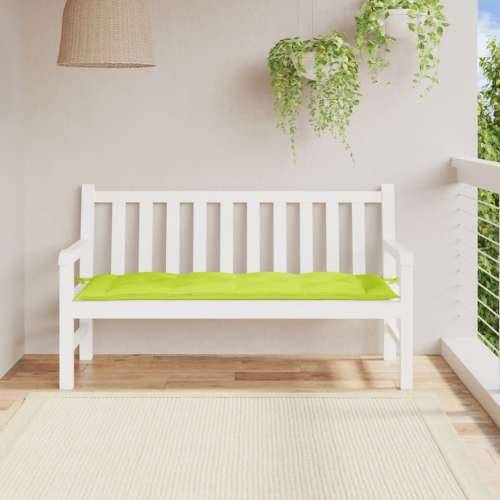 Jastuk za vrtnu klupu jarkozeleni 150x50x7 cm od tkanine Oxford - Svjetlozelena 150 x 50 x 7 cm 1 Cijena