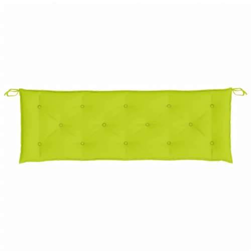 Jastuk za vrtnu klupu jarkozeleni 150x50x7 cm od tkanine Oxford - Svjetlozelena 150 x 50 x 7 cm 1 Cijena