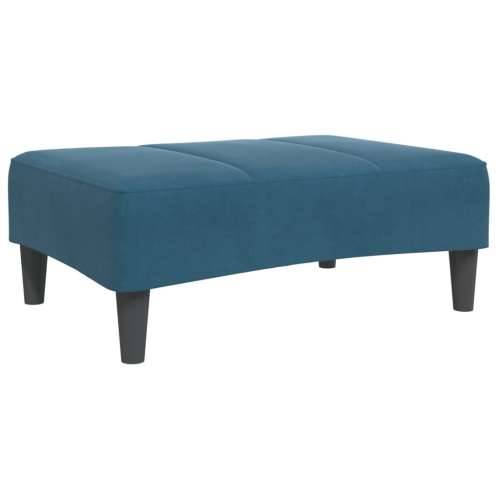 Tabure plavi 77x55x31 cm baršunasti - Plava 1 Cijena