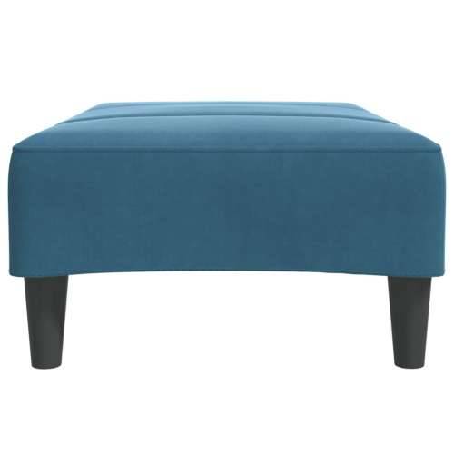 Tabure plavi 77x55x31 cm baršunasti - Plava 1 Cijena