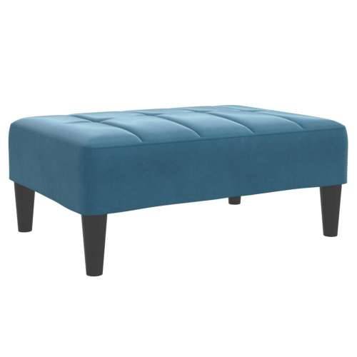 Tabure plavi 77x55x31 cm baršunasti - Plava 1 Cijena