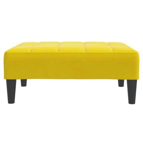 Tabure žuti 77x55x31 cm baršunasti - Žuta 1 Cijena