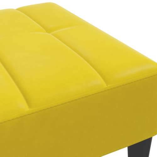 Tabure žuti 77x55x31 cm baršunasti - Žuta 1 Cijena