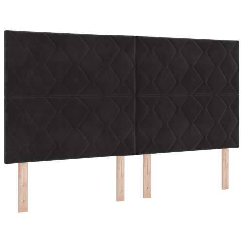 box spring krevet s madracem i klupom crni 180x200 cm baršun Cijena