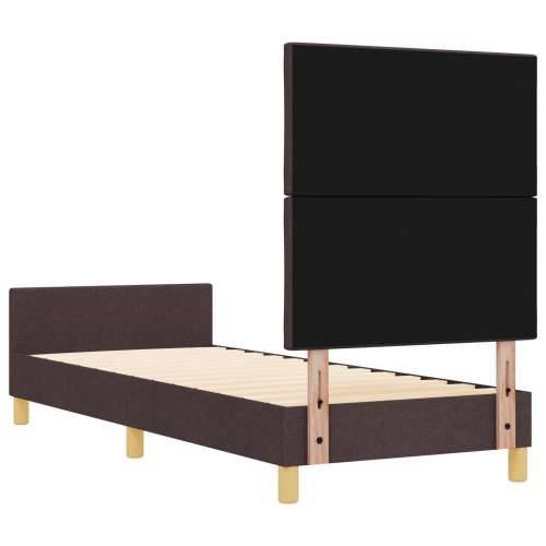 Krevet Tamnosmeđi 80x200 cm od tkanine Cijena