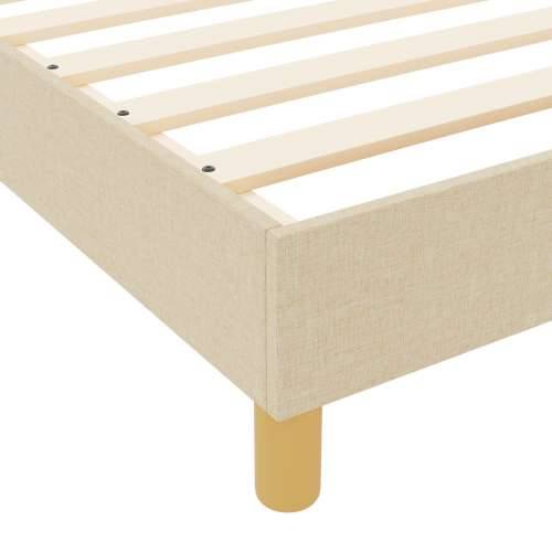 Krevetna konstrukcija Krem 80x200 cm Tkanina Cijena