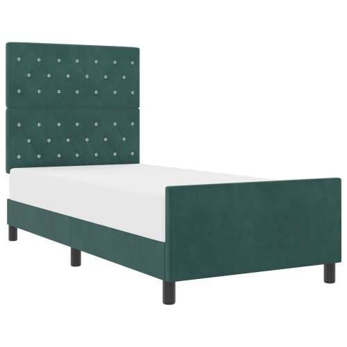 Krevet Tamno Zeleni 100x200 cm Velvet Cijena