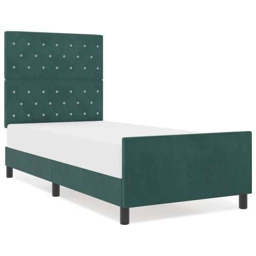 Krevet Tamno Zeleni 100x200 cm Velvet Cijena