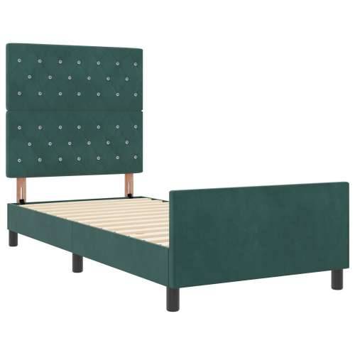 Krevet Tamno Zeleni 100x200 cm Velvet Cijena