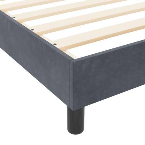 Krevet s okvirom Tamno siv 140x200 cm Baršun Cijena