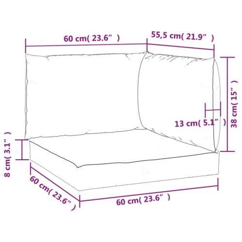 Jastuci za sofu od paleta 3 kom plavi od tkanine - Plava 1 kutna sofa Cijena