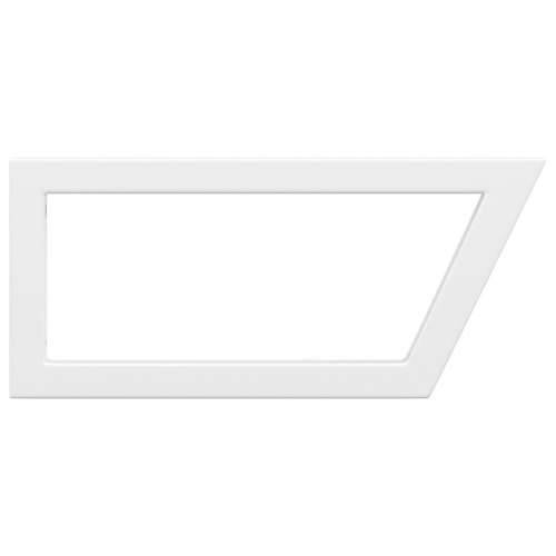 Nosači polica za Lavabo - Umivaonik 2 kom bijeli trapezni čelični - Bijela 20 x 45 cm 1 Trapez Cijena