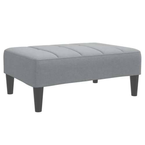 Tabure svjetlosivi 77x55x31 cm od tkanine - Svjetlosiva 1 Cijena