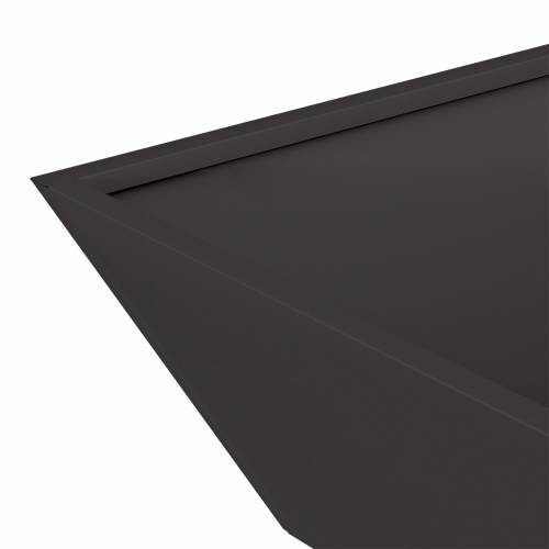 Metalna sadilica Crna Metal 50 x 50 x 15 cm Dekorativni umetci Cijena