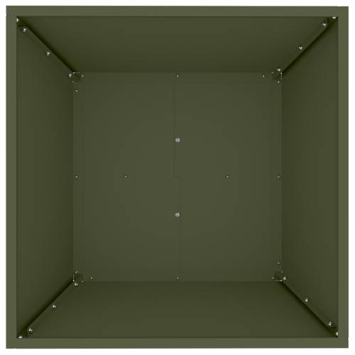 Metalna sadilica Maslinasta Metal 50 x 50 x 15 cm Cijena