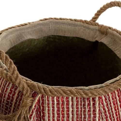 košara DKD Home Decor Prirodno Crvena Plava Prirodno vlakno (31 x 31 x 30 cm) (2 kom.) Cijena
