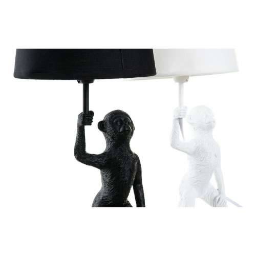 Stolna svjetiljka DKD Home Decor Bijela Crna Poliester Metal Smola 25W 220 V Majmun (2 pcs) (20 x 20 x 45 cm) Cijena
