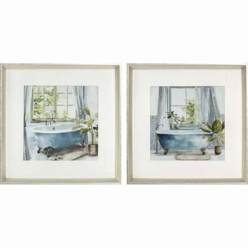 Slika DKD Home Decor Kupaonice (2 kom.) (32 x 2,5 x 32 cm) Cijena