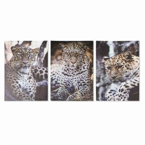 Slika DKD Home Decor Leopard Kolonijalni (50 x 1,8 x 70 cm) Cijena