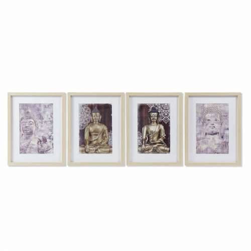 Slika DKD Home Decor Buda Orijentalno (35 x 2 x 45 cm) (4 kom.) Cijena