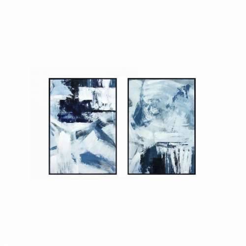 Slika DKD Home Decor Apstraktno (2 kom.) (45 x 2 x 60 cm) Cijena