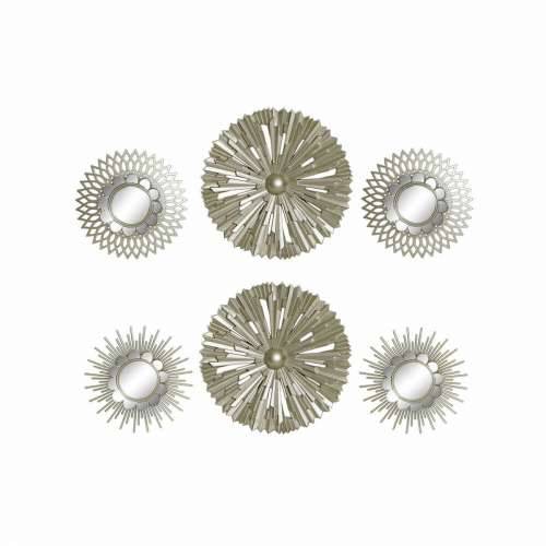 Set Ogledala DKD Home Decor zidni polipropilen zlatan Ogledalo (2 pcs) (35 x 3.5 x 35 cm) Cijena