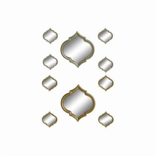Set Ogledala DKD Home Decor Ogledalo zlatan Bronza polipropilen (50 x 3 x 55 cm) (2 pcs) Cijena