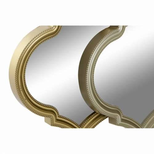 Set Ogledala DKD Home Decor Ogledalo zlatan Bronza polipropilen (50 x 3 x 55 cm) (2 pcs) Cijena