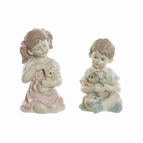Ukrasna figura DKD Home Decor Smola Dijete (14.5 x 16 x 26 cm) (2 pcs) Cijena