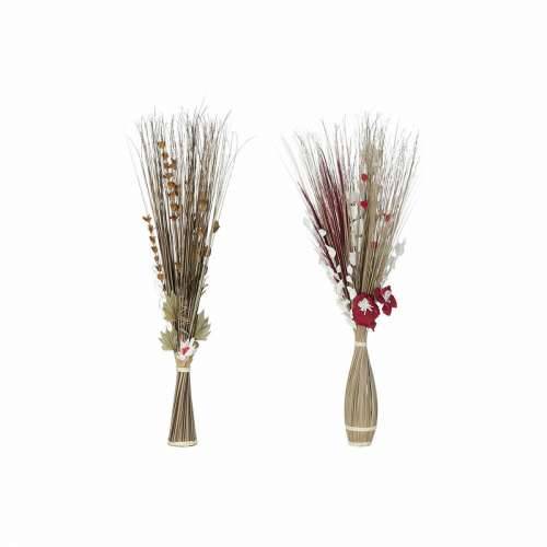 buket DKD Home Decor 8424001847471 Ziedi Prirodno Crvena Smeđa Suhi cvijet (40 x 40 x 150 cm) (2 kom.) Cijena