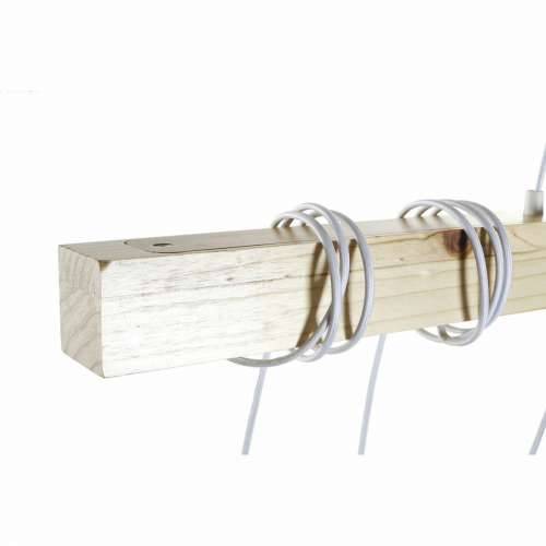 Stropna svjetiljka DKD Home Decor Crna Metal Drvo Bijela 220 V 50 W (100 x 7 x 160 cm) (2 pcs) Cijena