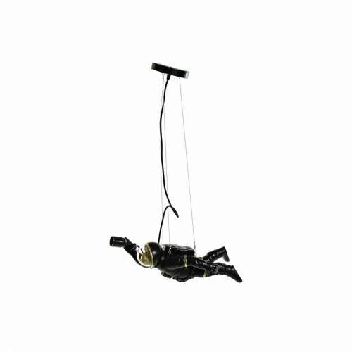 Stropna svjetiljka DKD Home Decor Crna Bijela Smola 220 V 50 W (46 x 14.5 x 20 cm) (2 pcs) Cijena
