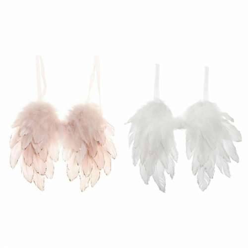 Božićni ukras DKD Home Decor Perje (2 pcs) (28 x 4 x 33 cm) Cijena