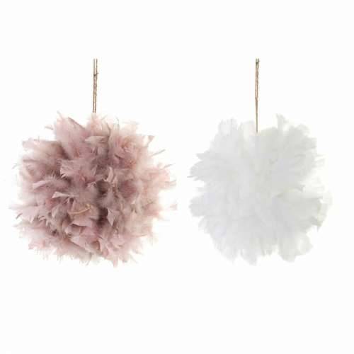 Božićni ukras DKD Home Decor Spužva Pero za uživanje (40 x 40 x 40 cm) (2 pcs) Cijena