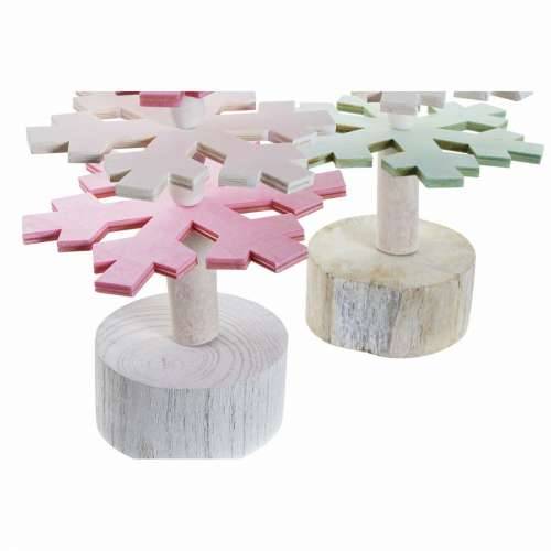 Pom de Crăciun DKD Home Decor Drvo MDF (2 pcs) (14 x 14 x 51 cm) Cijena