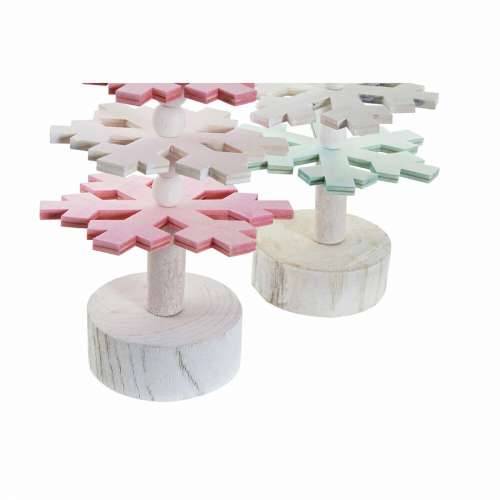Pom de Crăciun DKD Home Decor Drvo MDF (2 pcs) (11 x 11 x 41 cm) Cijena