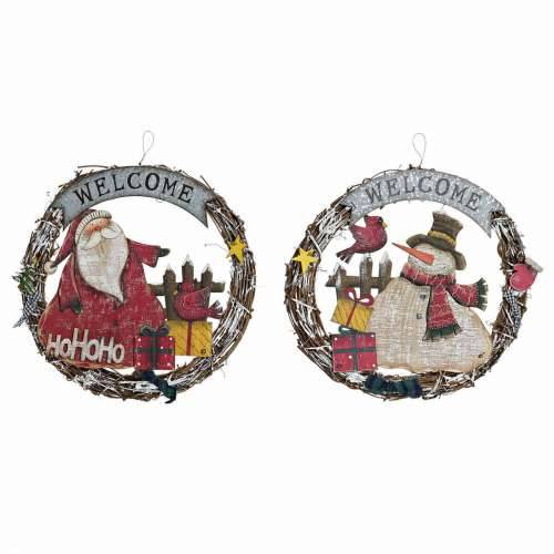 Božićni ukras DKD Home Decor Drvo Uže Djeda Mraz (2 pcs) (31 x 4 x 30 cm) Cijena