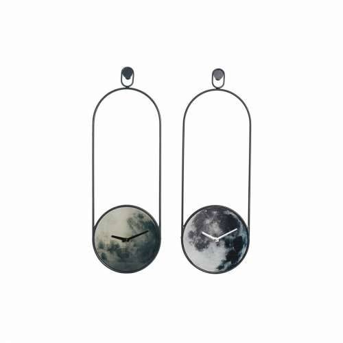 Zidni sat DKD Home Decor Kristal Siva Željezo (20 x 4.5 x 60 cm) (2 pcs) Cijena