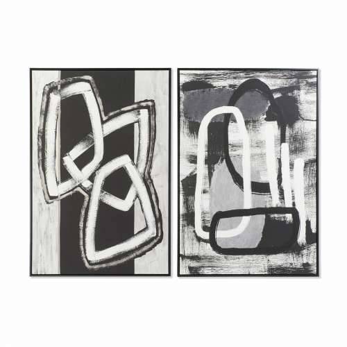 Slika DKD Home Decor Apstraktno moderan (83 x 4,5 x 122,5 cm) (2 kom.) Cijena