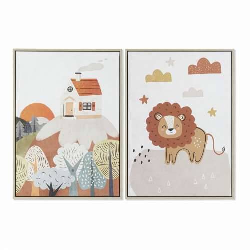 Slika DKD Home Decor 53 x 4,5 x 73 cm Children’s (2 kom.) Cijena