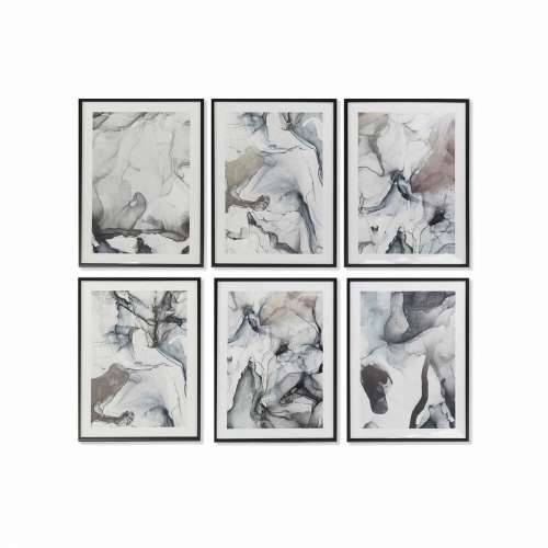 Slika DKD Home Decor Apstraktno moderan (6 kom.) (50 x 3 x 70 cm) Cijena