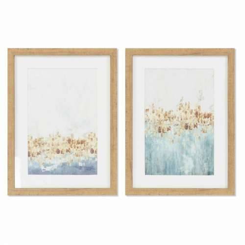 Slika DKD Home Decor Apstraktno (30 x 2,5 x 40 cm) (2 kom.) Cijena