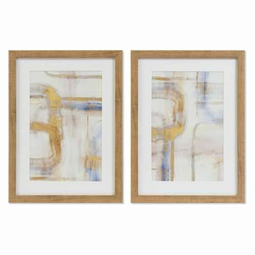 Slika DKD Home Decor Apstraktno (30 x 3 x 40 cm) (2 kom.) Cijena