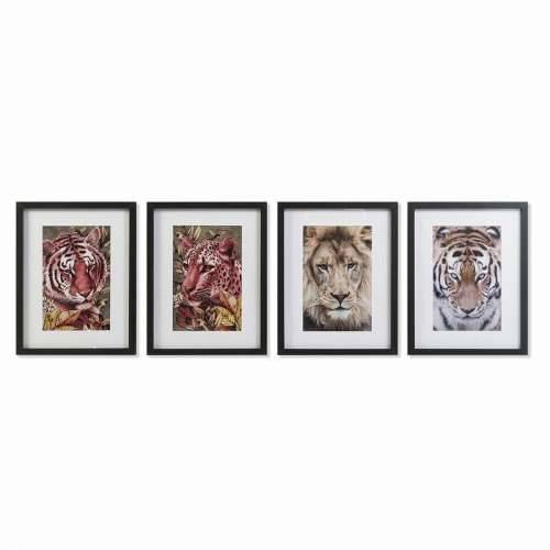 Slika DKD Home Decor Kolonijalni Džungla (35 x 2,5 x 45 cm) (35 x 2 x 45 cm) (4 kom.) Cijena