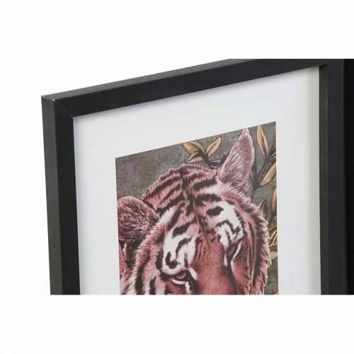 Slika DKD Home Decor Kolonijalni Džungla (35 x 2,5 x 45 cm) (35 x 2 x 45 cm) (4 kom.) Cijena
