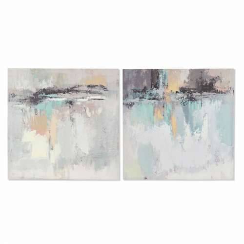 Slika DKD Home Decor Apstraktno moderan (60 x 2,5 x 60 cm) (2 kom.) Cijena