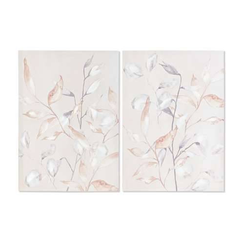 Slika DKD Home Decor Biljni list (2 kom.) (50 x 3 x 70 cm) Cijena